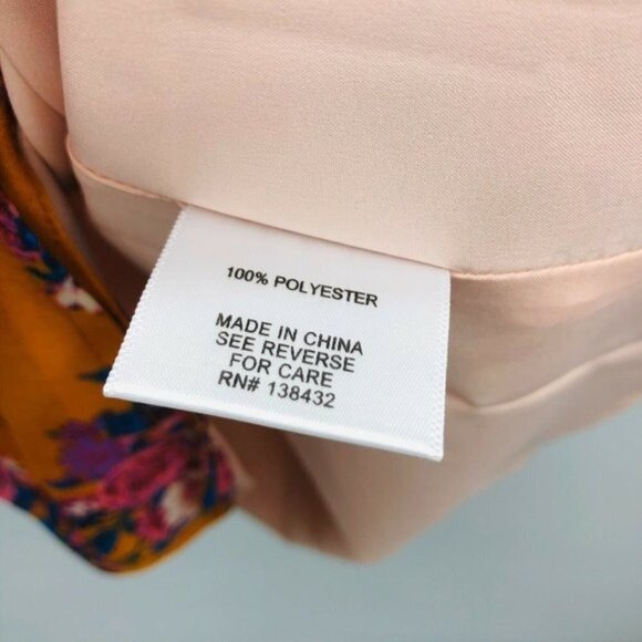 Modcloth Small 3/4 Sleeve Floral Peasant Top 714 - Picture 5 of 7